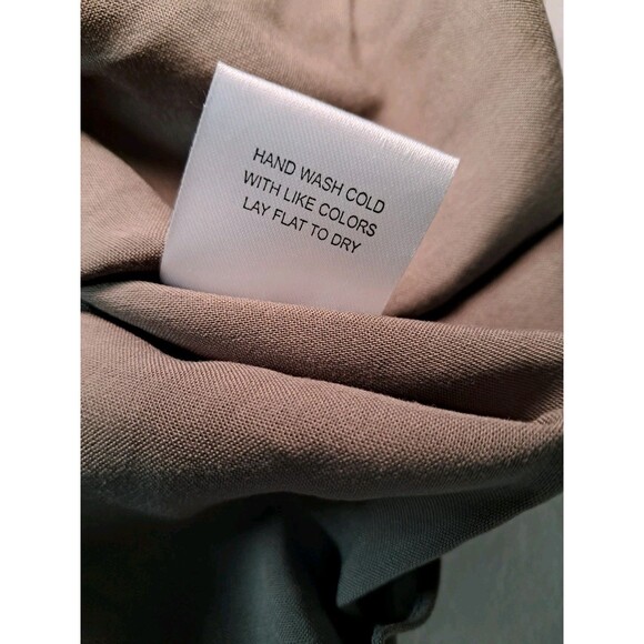 ModCloth Trusty Travel Tie Waist Button Up Top Shirt Olive Green Size XXS - Picture 12 of 12